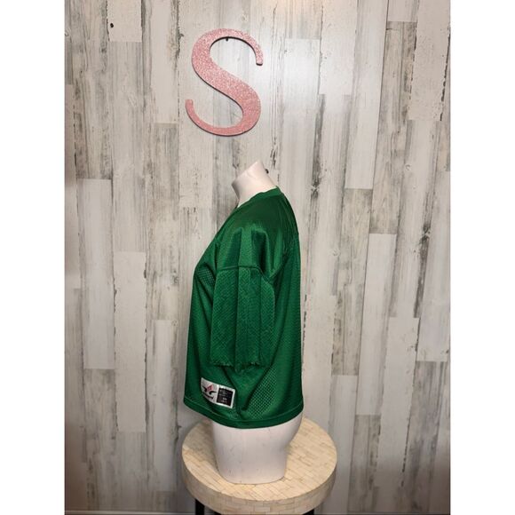 Alleson Athletic Green Mesh Football Jersey | Youth L/XL Fits Women’s Small - Picture 2 of 6